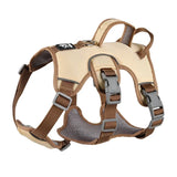 Harnais anti-traction confort coloris beige - vue de profil