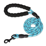Laisse réfléchissante pour chien SAFYDOG™, coloris Bleu